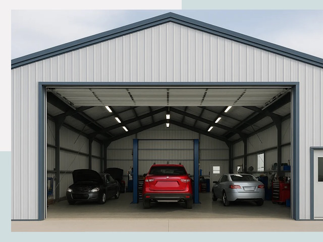 Ангары из сэндвич панелей от 612 руб. в Ессентуки