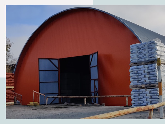 Полукруглые ангары по цене от 612 руб. в Ессентуки