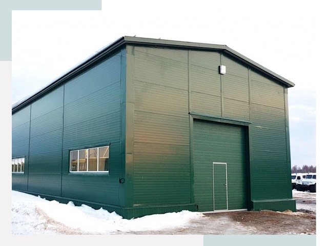 Двускатные ангары в Ессентуках