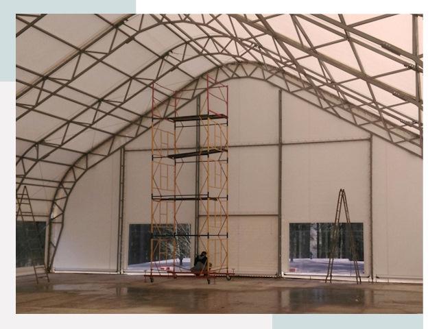 Шатровые ангары в Ессентуках