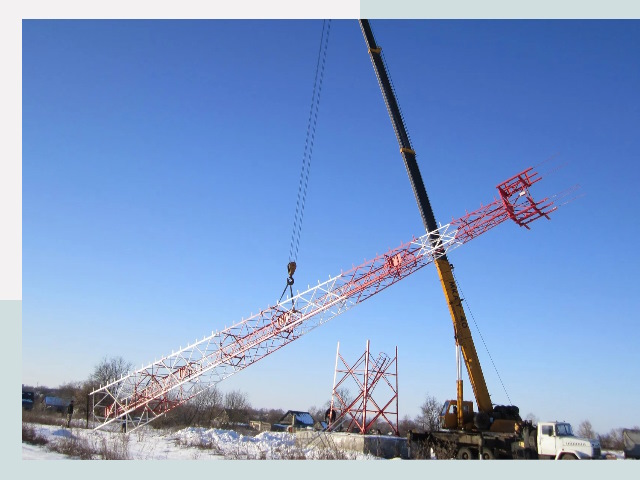 Строительство башен связи в Ессентуках от 612 руб.