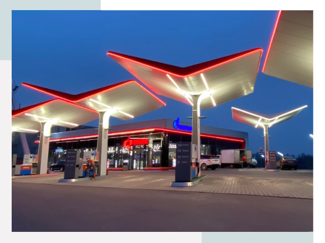 Навесы для АЗС в Ессентуках