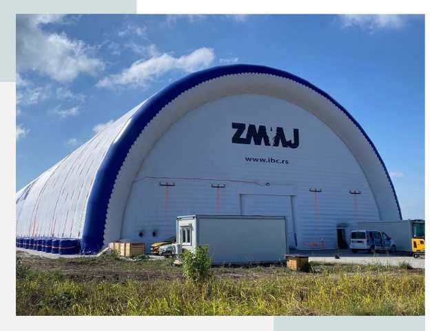 Брендирование ангаров в Ессентуках