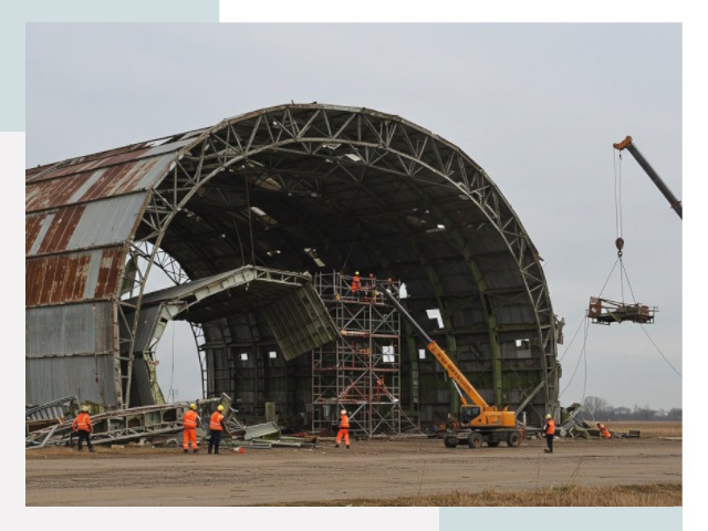 Демонтаж ангаров в Ессентуках