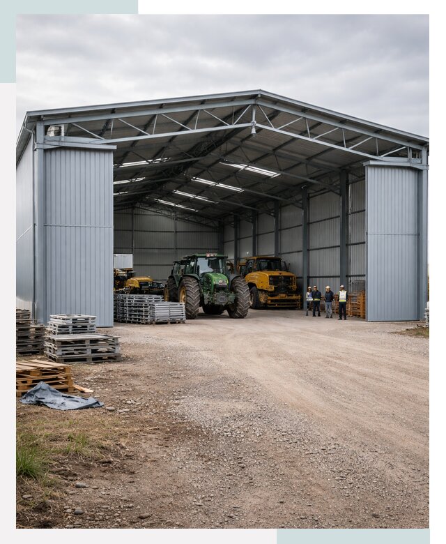 Ангары для сельхозтехники в Ессентуках от 20394 р. | СтальСтрой-Ссн