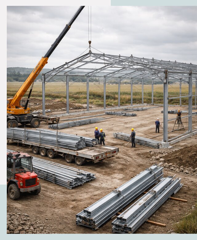 Строительство ангаров для сельхозтехники в Ессентуках под ключ