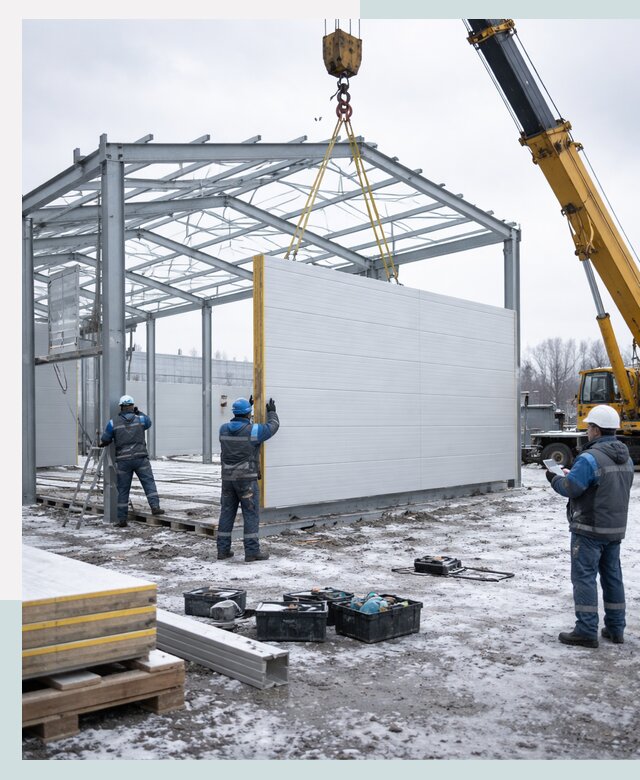 Строительство холодильных складов под ключ в Ессентуках