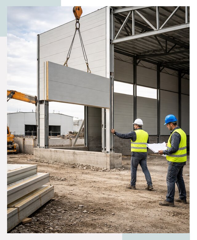 Склад из сэндвич панелей под ключ в Ессентуках от 9687 р. | СтальСтрой-Ссн