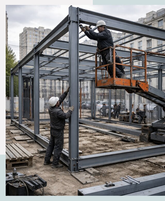 Строительство и монтаж торговых павильонов под ключ в Ессентуках