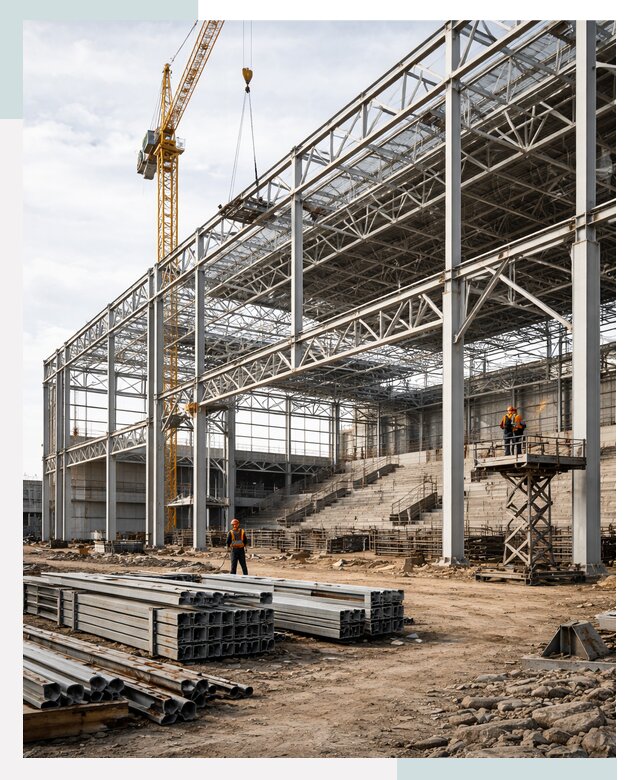 Строительство спортивных комплексов в Ессентуках от 30591 р. | СтальСтрой-Ссн